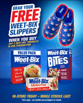 Free Weet-Bix Slippers with Any 2 Weet-Bix Products Purchased in 1 Transaction in-Store (50 Gifts Per Participating Store) @ IGA