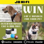 Win 1 of 4 Pet Tech Prize Packs Valued at $460 Each from JB Hi-Fi