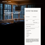 Win a Foscarini Twiggy Floor Light with Built-in Smart Bluetooth System Valued at $4,345 from ArchiPro + Space Furniture