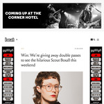 Win a Double Passes to See The Hilarious Scout Boxall This Weekend from Beat Magazine