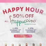 [[VIC, NSW, QLD] Half Price Frappuccino Beverages @ Starbucks in-Store