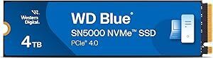 Western Digital Blue SN5000 4TB PCIe Gen 4 NVMe M.2 2280 SSD $343.34 Delivered @ Amazon US via AU