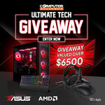 Win a Custom AMD Ryzen 7 9800X3D Radeon RX 7900 XTX 24GB GDDR6 GPU PC with Peripherals ($6,500) from Computer Alliance + ASUS