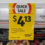 [NSW, Short Dated] Destination Italy 5 Formaggi with Fig Sauce Pizza 434g $4.13 @ Coles, Casula