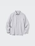 100% European Premium Linen Long Sleeve Shirt $19.90 (4 Colour Choices) + $7.95 Delivery ($0 C&C/ in-Store/ $75 Order) @ UNIQLO