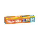 Multix Non-Stick Baking Paper 50m x 30cm $6 (Was $12) | Ziploc Resealable Sandwich or Snack Bags 40 Pk $2.20 (Was $4.40) @ Coles
