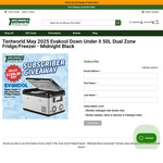 Win an Evakool down under II 50L Dual Zone Fridge/Freezer Valued at $1,300 from Tent World