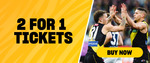 [VIC] 2-for-1 General Admission Tickets ($27 Adult) – Richmond Vs West Coast Eagles at MCG, Sunday 11 May @ Richmond FC