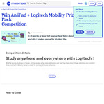 Win an iPad + Logitech Mobility Prize Pack from Student Edge