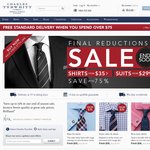Charles Tyrwhitt up to 75% off Sale on Shirts and Suits