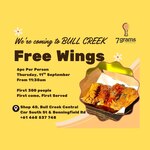 [WA] 6 Free Chicken Wings for First 300 Customers @ 7 grams, Bull Creek