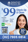 [NSW] Dental Check-up & Clean + OPG, Fluoride, Polish, Exam & Photos $99 (Weekdays Only) @ Dentist Near Me, Toongabbie