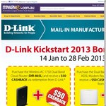 D-Link DIR-865L Wireless AC 1750 Router with $50 Cashback Mwave.com.au $224.99 - $50 = $174.99!