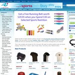 Free Belt When You Spend $30 on Sports Nutrition Products