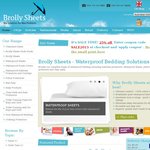 25% off Everything at BrollySheets.com