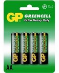 GP Greencell Batteries, AA and AAA 4 Packs $0.49 Each
