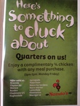 Nando's - Enjoy a Complimentary 1/4 Chicken with Any Meal Purchase (3pm-5pm. Monday - Friday)