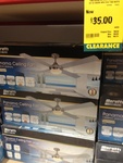 4 Blade Silver Ceiling Fan with Light $35 (Was $99) Bunnings [Port Melbourne]