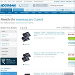 Samsung SD & MicroSD PRO 2-Pack - 32GB (US $34) & 64GB (US $67) + Oz Postage $60 / US Postage Free