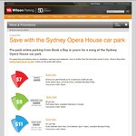 Pre-Paid Online Parking at The Sydney Opera House Car Park