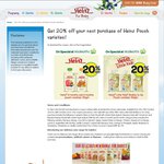 Woolworths - 20% Heinz Baby Food Pouch Varieties