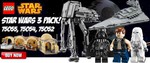  LEGO Star Wars pack $374.98 Save $124.99 at shopforme.com.au