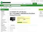 MCG Tech - LG W2043T-PF LCD Monitor 20.1", 5ms Res, Black Glossy - $168 + $25 shipping