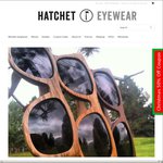 40% off Hatchet Eyewear Wood Sunglasses + Free Wooden Case with Purchase + Free Shipping