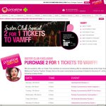 BOGOF Virgin Melbourne Fashion Festival Tickets - Selected Shows