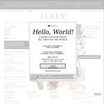 JCrew Online: Extra 40% off Sale Items & 20% off Everything Else
