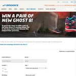 Win a Pair of New Ghost 8 Running Shoes from Brooks