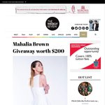 Win a $200 Mahalia Brown Gift Voucher from The Weekly Review (VIC)