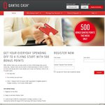 Qantas Cash: 500 Bonus QFF Pts for Loading $150