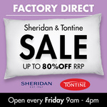 Up to 80% off RRP off Tontine & Sheridan Clearance Items @ Factory Outlet - Campbellfield VIC