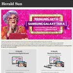 Herald Sun/Daily Telegraph/Courier Mail: Free Samsung Galaxy Tab A with 13mth Digital Subscription
