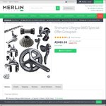 Shimano Ultegra 6800 Groupset $685.59 at Merlin Cycles (Free Shipping)