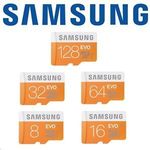Samsung EVO MicroSD Sale: 16GB $6.95, 32GB $11.95, 64GB $22.95, 128GB $65.95 Delivered @ PC Byte eBay