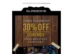 Glassons 30% off Storewide with voucher 20/5 - 23/5 Instore only