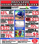 WAM Warehouse Sale: Jason & Onkaparinga Pillows from $5, Quilts from $20, Throws $25 (This Weekend Only, Blackburn VIC)