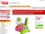 Toy Bump Action Dinosaur Toss Ring W/ Music Flashing Light $2.99+Shipping $5.90, Welcome Pickup