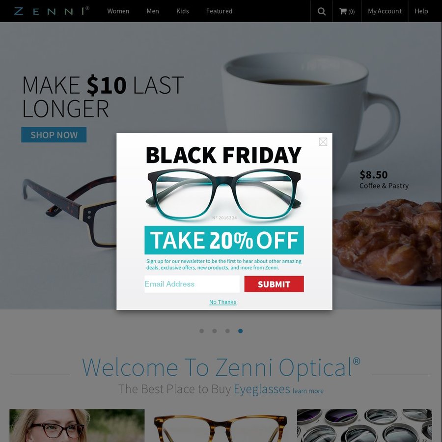 Zenni Optical 20 off Sitewide Black Friday Sale OzBargain
