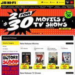 20% off Blu-Ray & DVDs - Online Now - Instore from 12/01/2017 @JB Hi-Fi