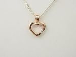 Win a Diamond Set Rose Gold Heart Worth $490 from Leon Baker Jewellers