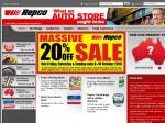 Repco 20% Off Sale, 8-10 October