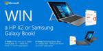 Win an HP Elite X2 Tablet Bundle Worth $2,818 or Samsung Galaxy Book Bundle Worth $2,418 from Microsoft