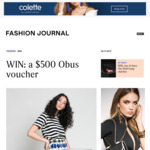 Win a $500 Obus Voucher from Fashion Journal
