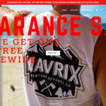 Buy 2 for 1 Deal - Mens, Womens, Kids - Sitewide (from $35) @ Mavrix Apparel