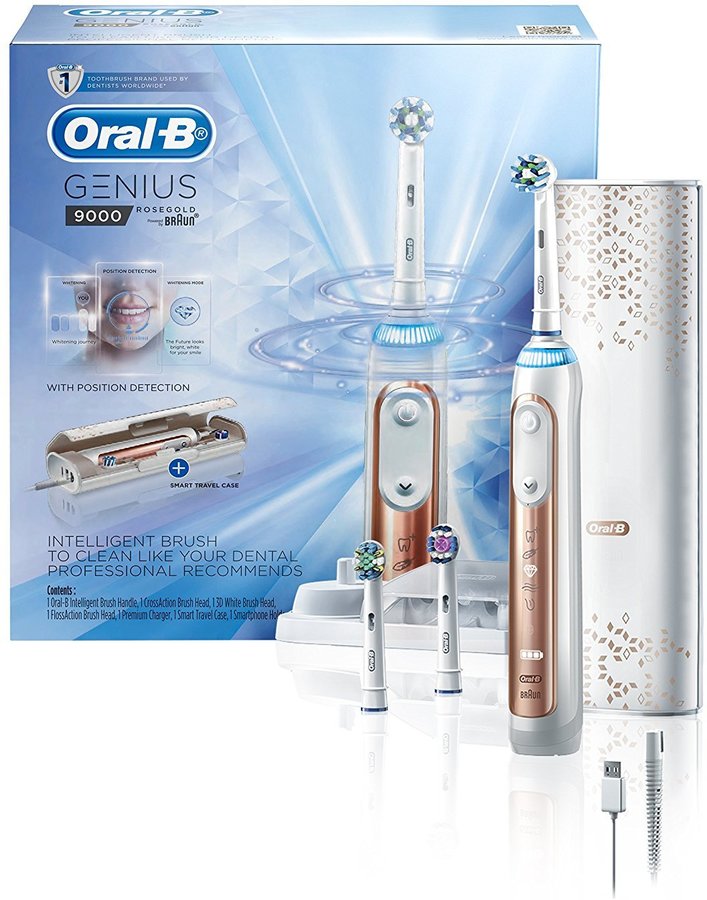 Oral B Genius 9000 Electric Toothbrush Rose Gold 154 99 Shipped Amazon Au Ozbargain