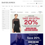 David Jones Exclusive Offer - Save $50 on Full Price Coach