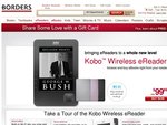 Borders US: Kobo eReader $99.99 + $9 USD Shipping to AUS [Expired]